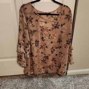 Floral Print Women's Top